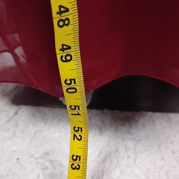 Jordan Women's Burgundy Formal, Wedding Prom, Strapless With Cover Dress Size 20 - Picture 8 of 14